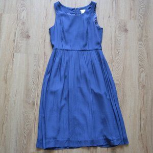 J Crew Pleated Midi Dress